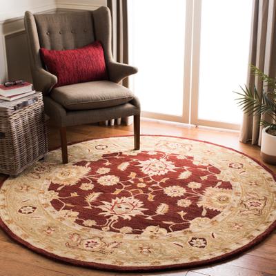 SAFAVIEH Handmade Anatolia Madeline Traditional Hand-spun Wool Rug