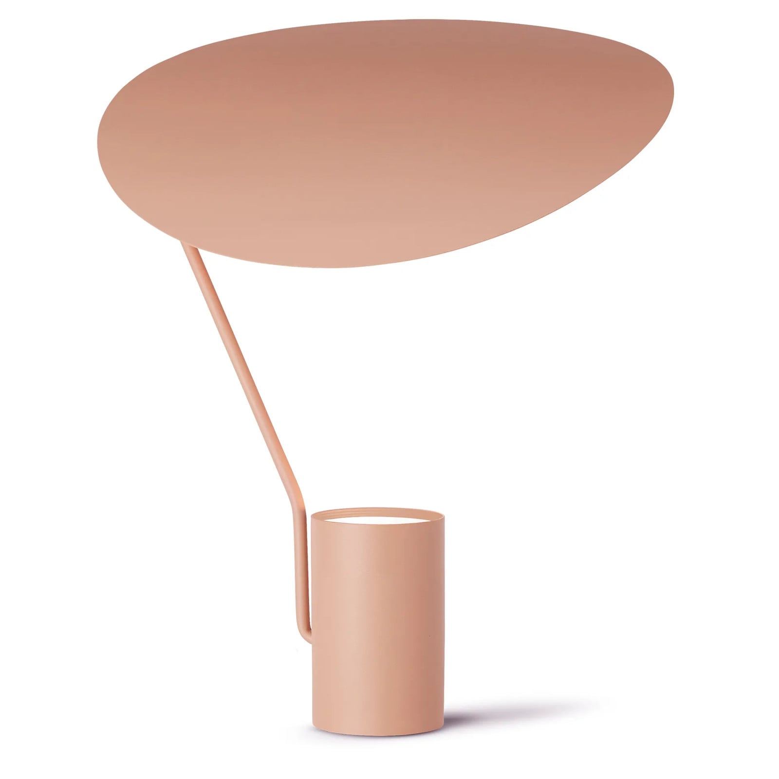 Northern Ombre tafellamp warm beige metal modern rond