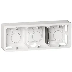 Legrand 080286 Aufputz Gehäuse 3x2M horizontal Mosaic ultraweiß