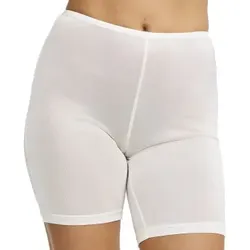 Damella Silk Shorts Elfenbein Seide Medium Damen