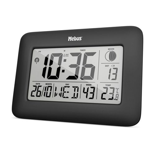 Mebus 46732 Funk-Wanduhr digital