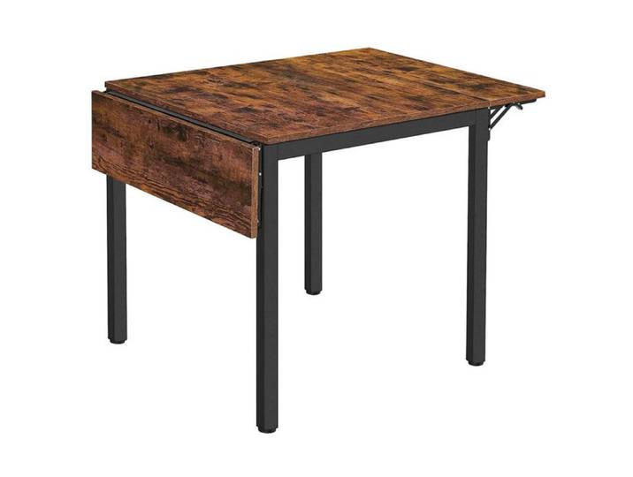 Table de salle à manger - HELLOSHOP26 - Pliable - Extensible - 4 places - Rectangulaire