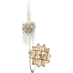 Elstead Lighting, Deckenleuchte, Venetian Wandleuchte E14 Beige Patina und Gold (E14)
