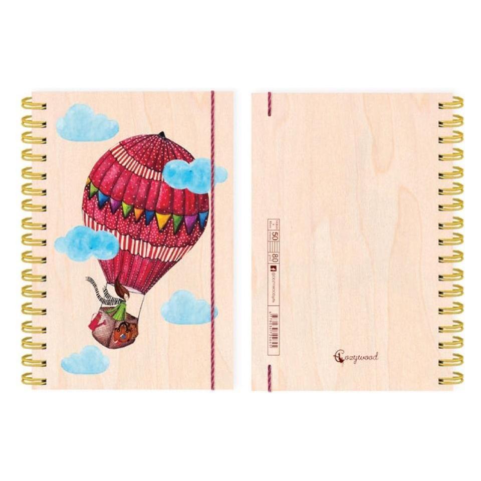 Cozywood Dekostreu A6 Balon 50 Seiten (308055) (A6, Liniert) (35717145)