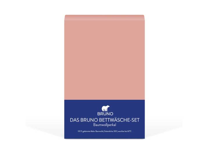 BRUNO Bettwäsche in Rosa Made in Portugal Hautfreundlich & schadstoffgeprüft gemäß Öko-Tex Standard 100