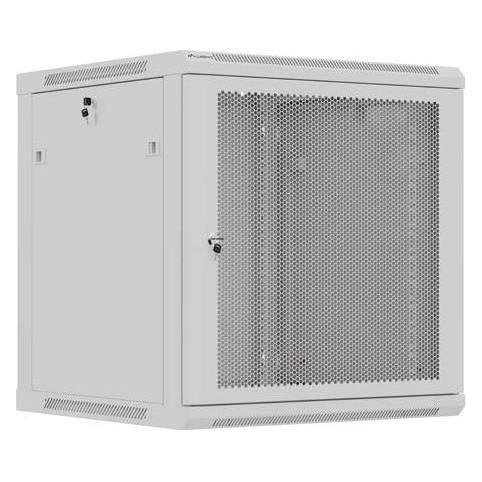 Lanberg HÄNGEREGAL EINBAUSCHRANK 19 12HE 600X600 GRAU PERFORIERTE TÜR (FLACHPACK) (12 HE, 19 Zoll Rack) (WF01-6612-23S)