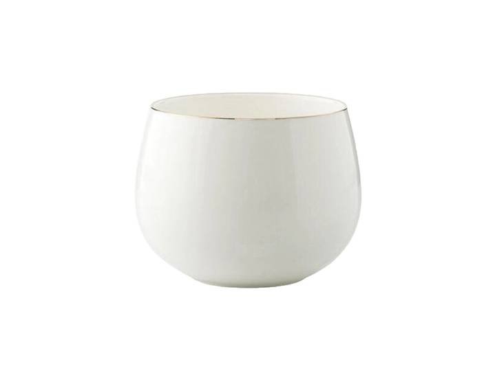 Design Suppen- und Getreideschale „Clara“ mit Goldrand, 6er-Set Weiss Lene Bjerre