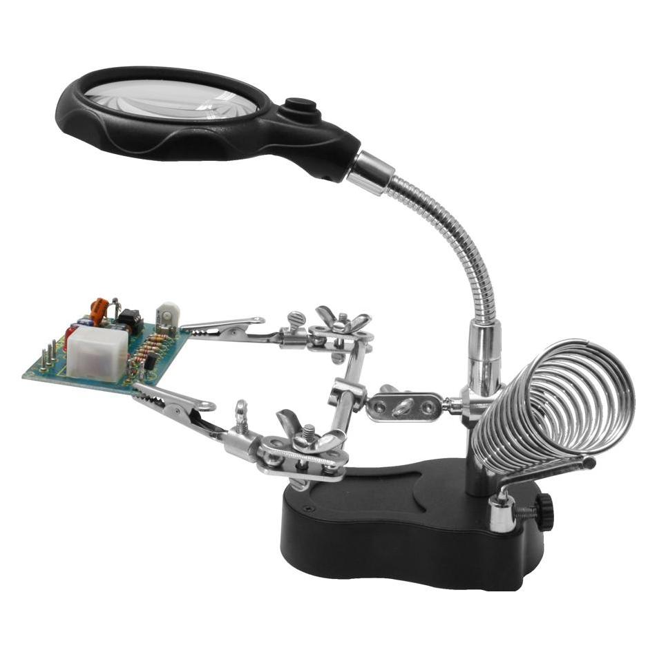 Donau Helping Hand Mit LED-Licht Und Lupe (Lupenleuchte) (5778824)