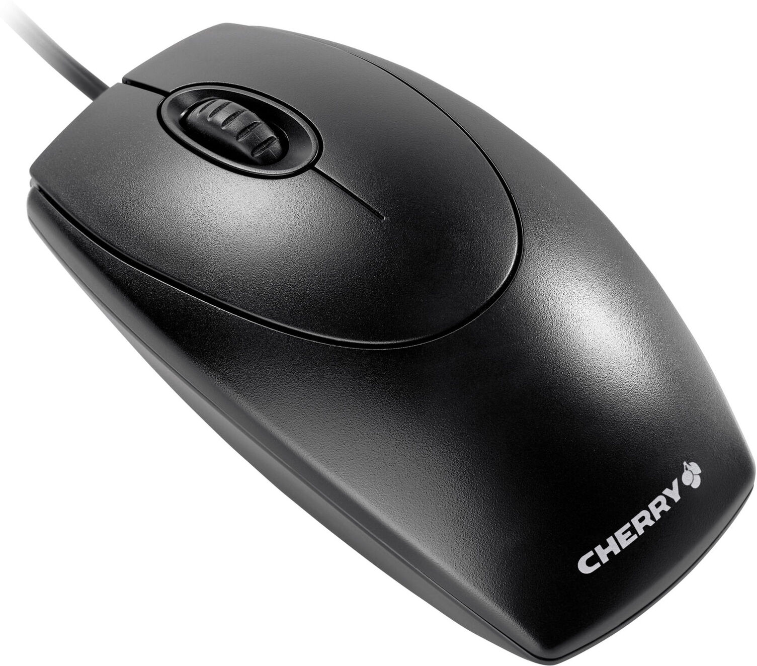 CHERRY Maus "WHEELMOUSE OPTICAL Kabelgebundene Maus, Schwarz, PS2/USB", schwarz, B:5cm H:3,5cm T:8cm, Computer-Mäuse, Maus