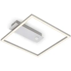Briloner, Deckenleuchte, LED Deckenleuchte, Sensor, alu, LED/12,5W (1400 lm)