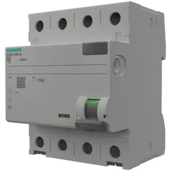 Fehlerstromschutzschalter 40A 30mA FI-Schalter Typ A VDE Siemens 5SV33446