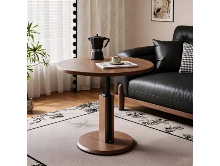 Höhenverstellbar Couchtisch Klappplatte, stabiler Sockel, einfache Montage Vielseitiges Designer-Möbelstück, gefertigt für edle kompakte Luxuswohnungen und stilvolle Wohnbereiche(A)
