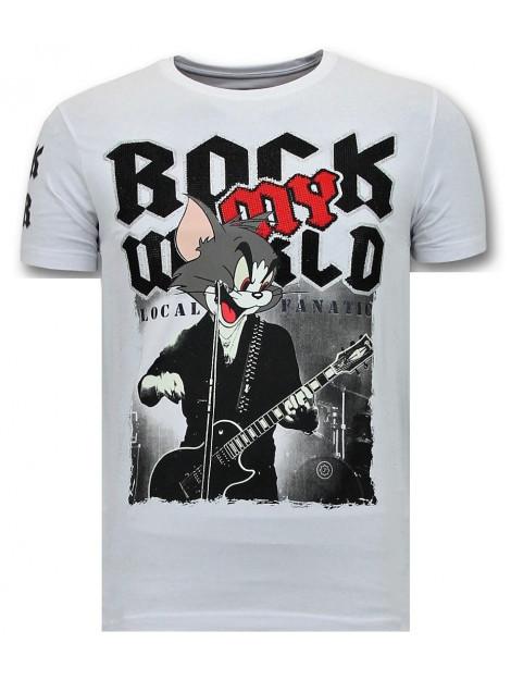 Local Fanatic T-shirt rock my world cat