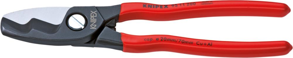 KNIPEX Kabelschere mit Kunststoff-Griffen 200mm