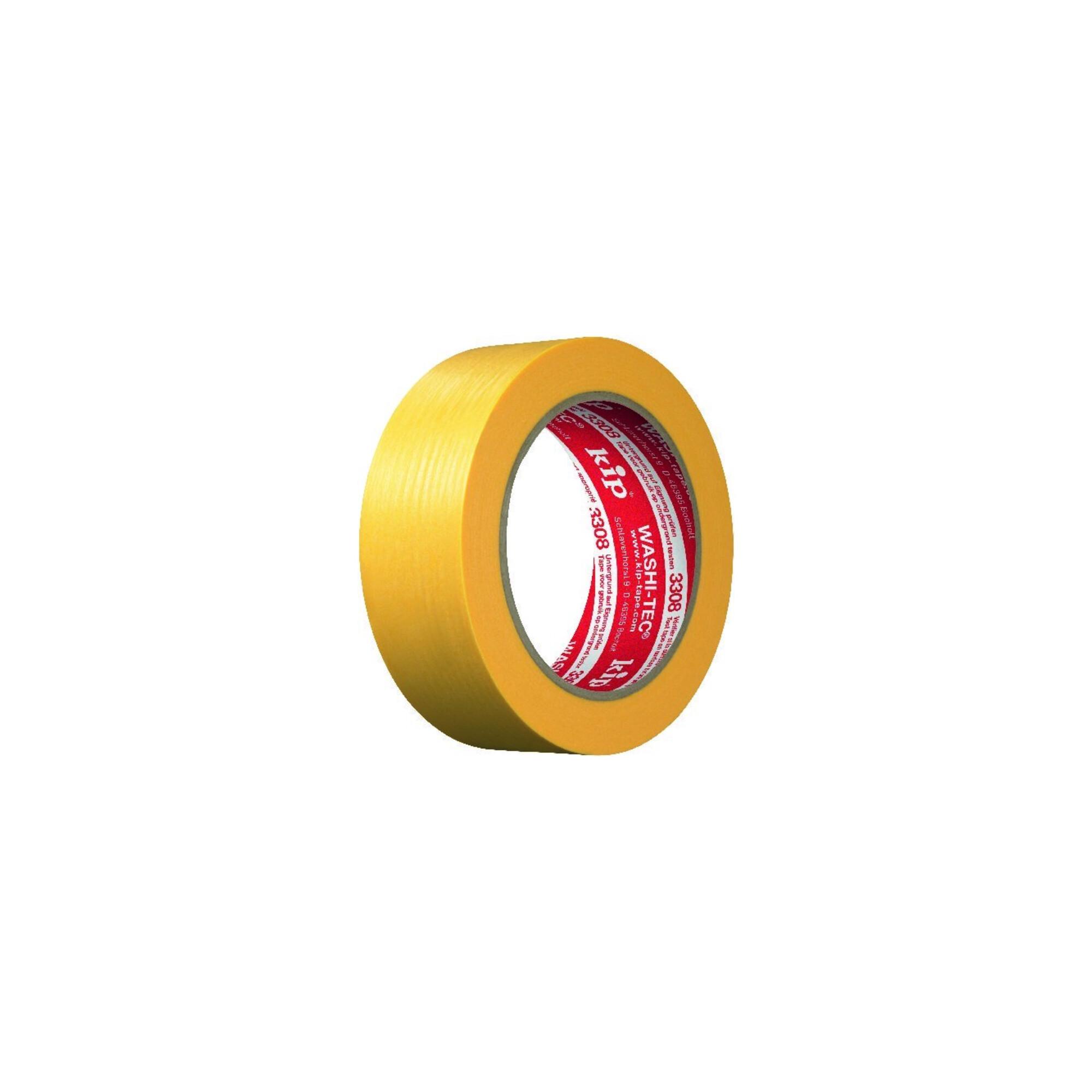 Kip 3308 WASHI-TEC® PREMIUM PLUS - gelb Goldkrepp® 36mmx50m (3308-36)