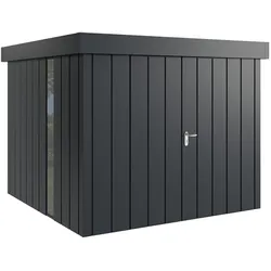 Hörmann Metall-Gerätehaus "Juno" mit Flachdach, JFD10 - Modern, 262 x 262 cm (B x T),anthrazit,