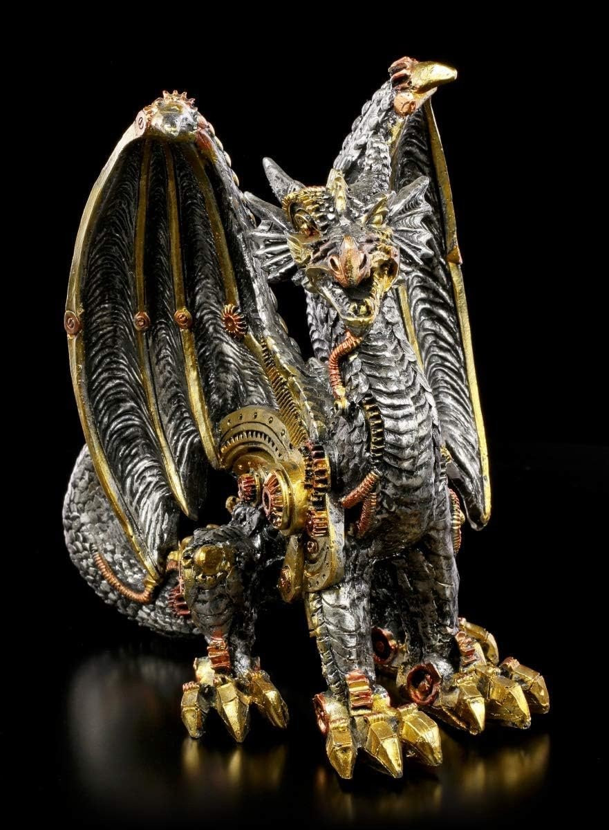 Steampunk Drakenfiguur - Decoratief Tabletop Figuur voor Volwassenen
