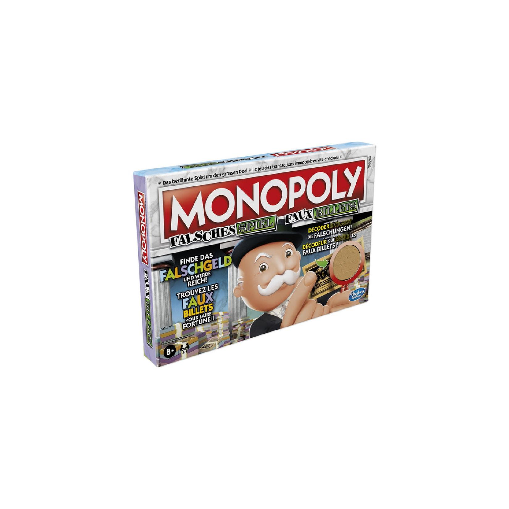 Hasbro - Brettspiel - Monopoly Falsches Spiel (deutsch/französisch) Gesellschaftsspiel