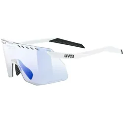 UVEX Sportbrille pace stage s V | white matt / mirror blue