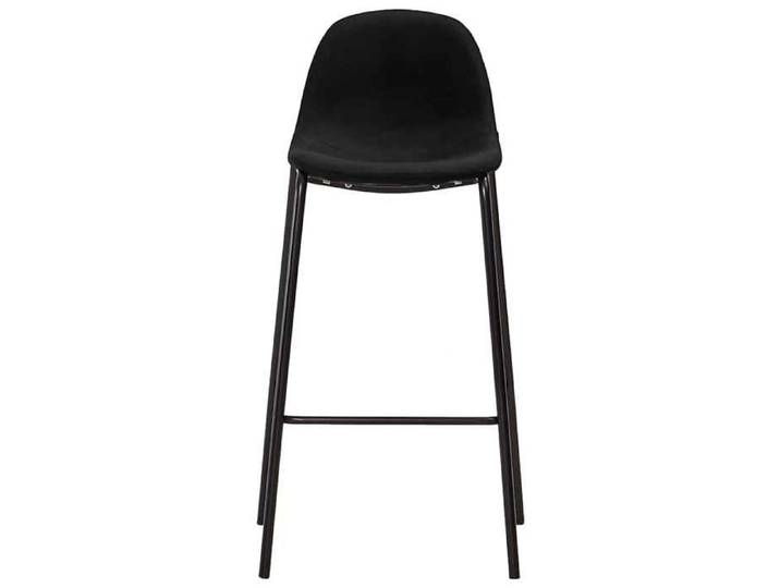 Chaises de bar (4 pcs) - VIDAXL - Pour 4 personnes - noir tissu（1780)