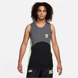 NIKE Dri-FIT Starting 5 Basketballtrikot Herren 068 - iron grey/black/barely volt/iron grey M