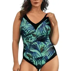 Anita Leaf Deluxe Swimsuit Mixed E 40 Damen