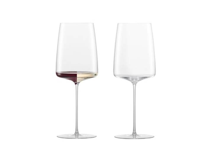 Zwiesel Glas Handmade Simplify handgefertigte Glaswaren, 540 ml, Rotwein, 2 Stück