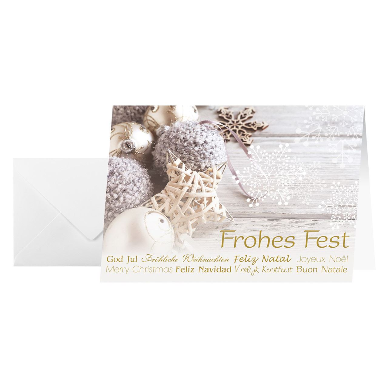 SIGEL 25 Weihnachtskarten Christmas Feeling DIN A6