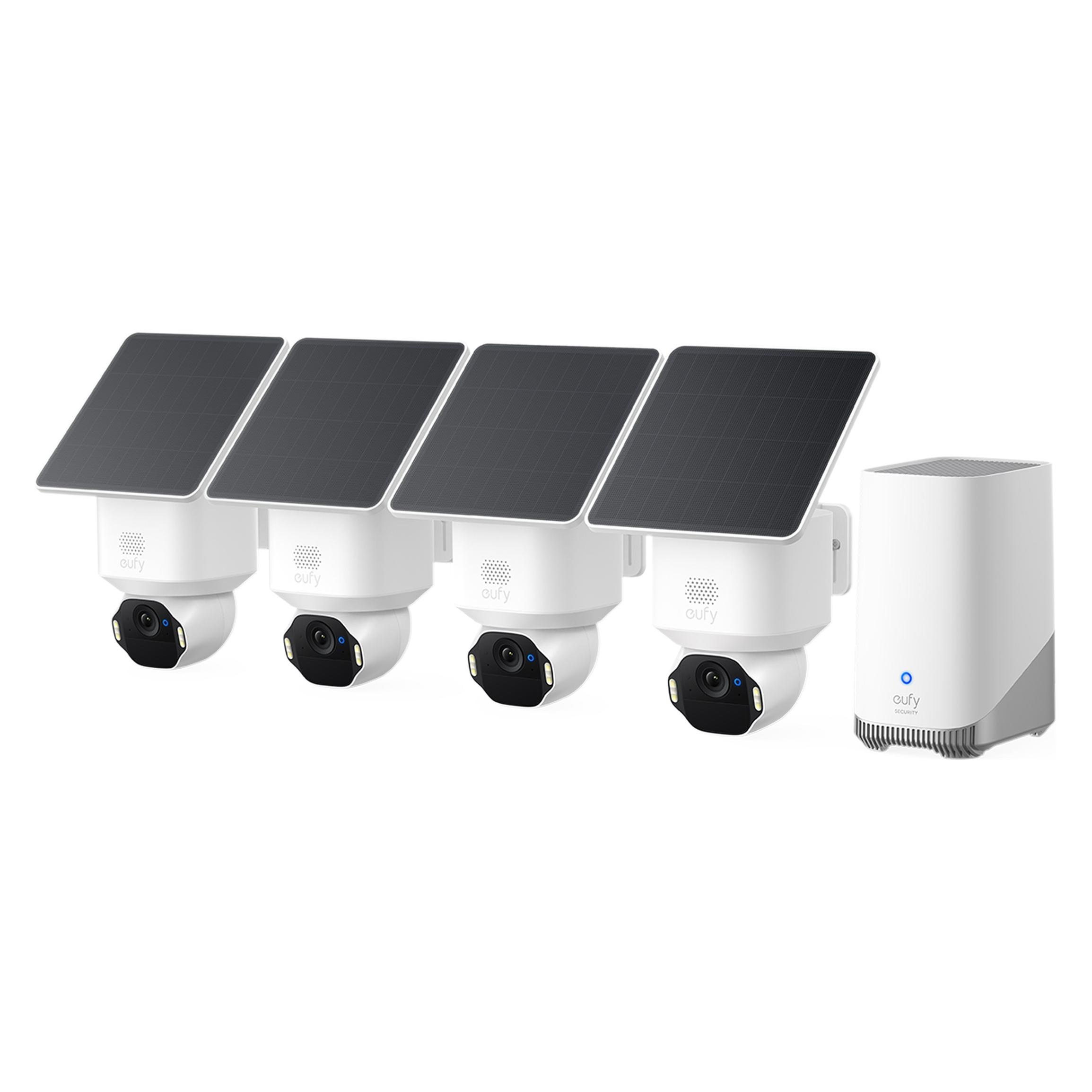 Anker eufy SoloCam E42 4-Cam Kit with Homebase 3 (3840 x 2160 Pixels) (E8173322)
