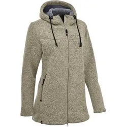 MAUL Damen Wilde Kaiserin Strickfleece Ma, Größe 38 in Grau 35