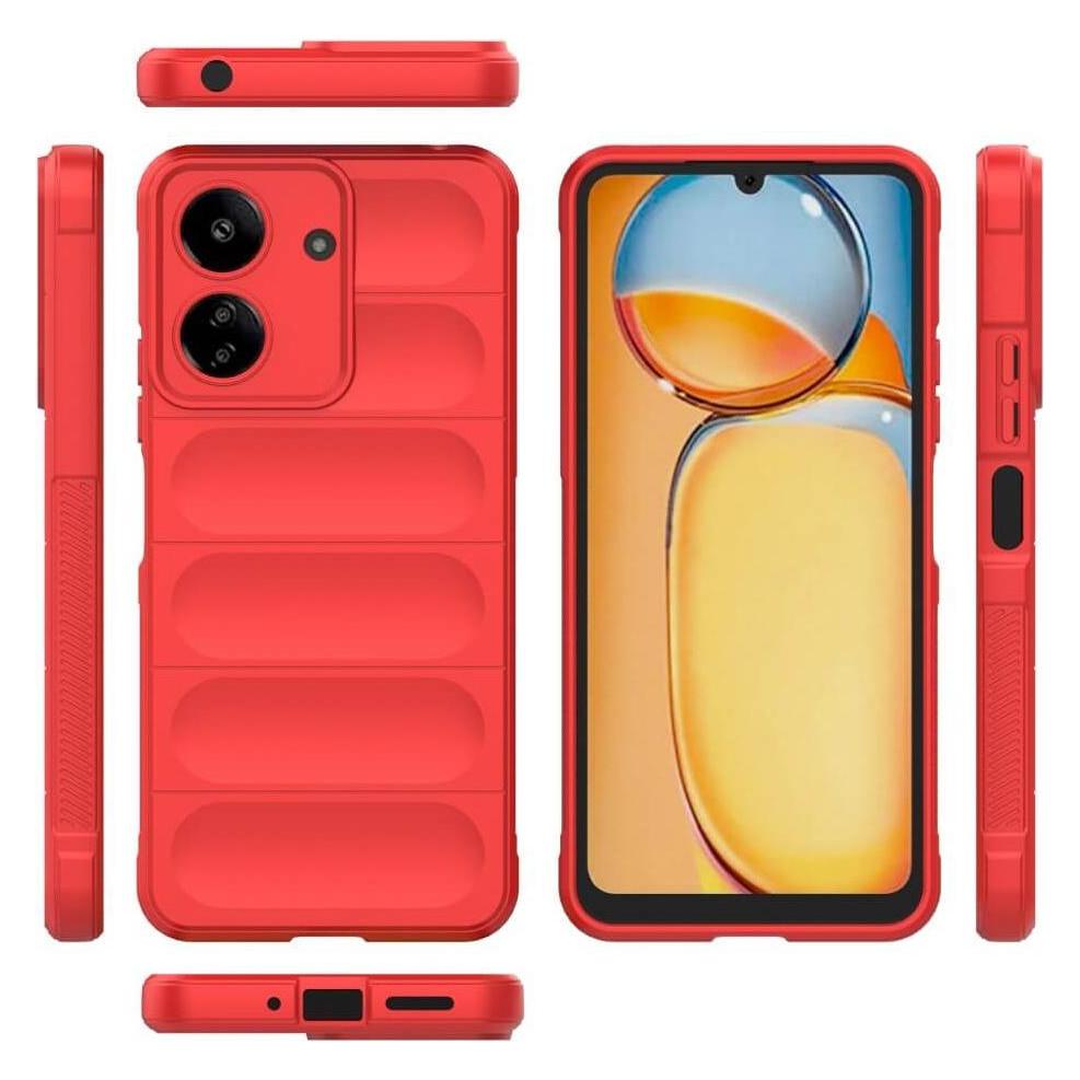 Cover-Discount Xiaomi Poco C65 / Redmi 13C - Rugged Cover rot (Xiaomi Poco C65, Xiaomi Redmi 13C) (660168962C)