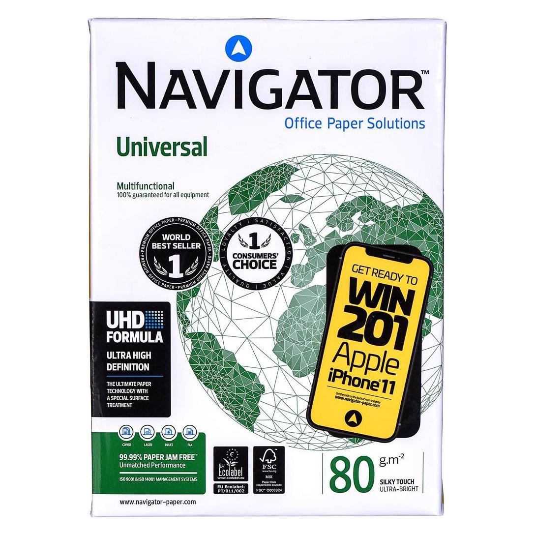 Navigator Druckerpapier (A4, 500 Blätter, 80 g/m²) (8247A80)
