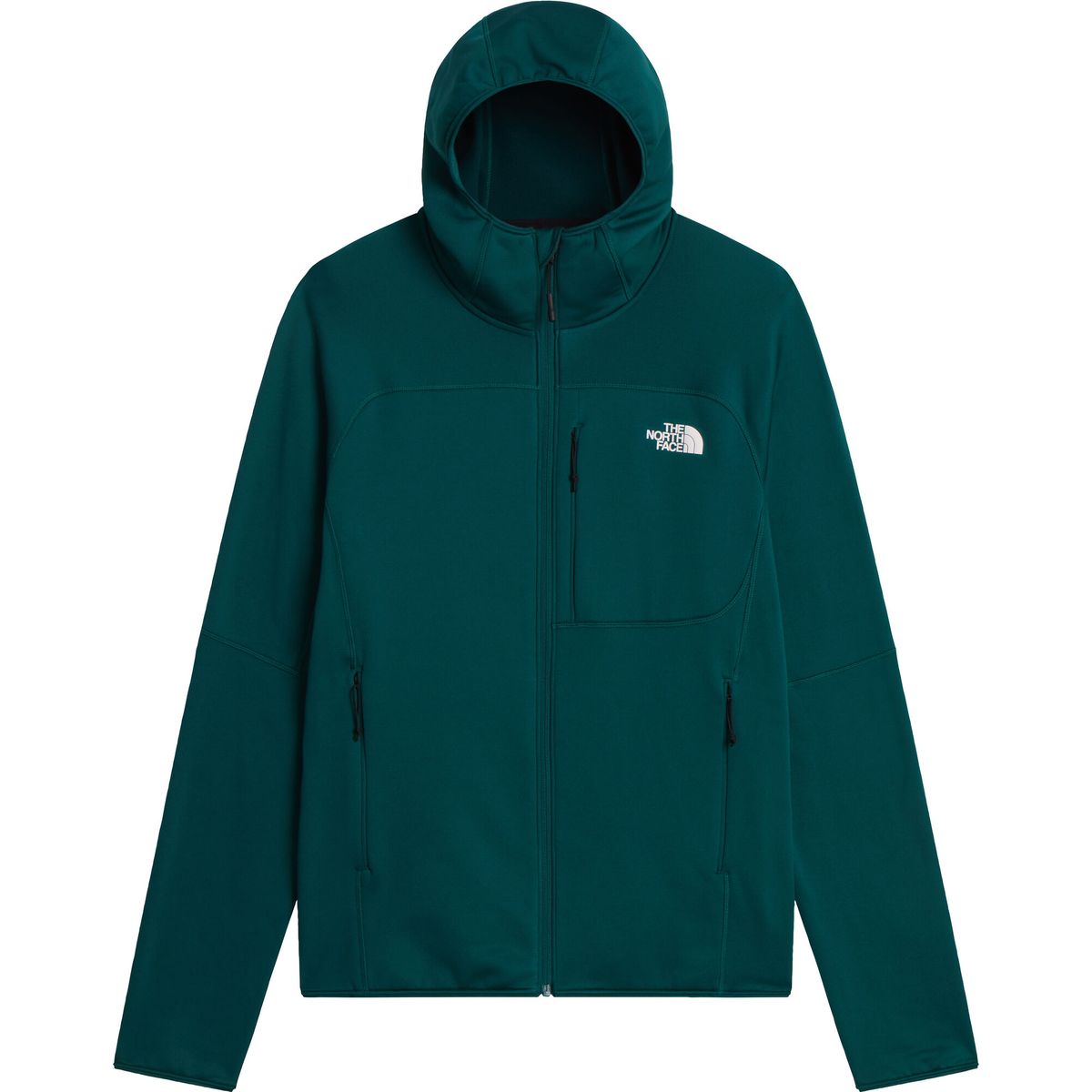 The North Face Mens Polartec Powerstretch Meteora Hoodie pacific teal (N4J) L NF0A8J47N4J-L