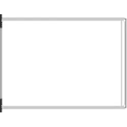 Tarifold, Informationsschild, 20 Sichttafeln mit 5 Aufsteckreitern DIN A4 quer weiss, Öffnung seitlich