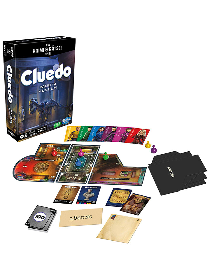 Hasbro Cluedo "Raub im Museum" - ab 10 Jahren - onesize