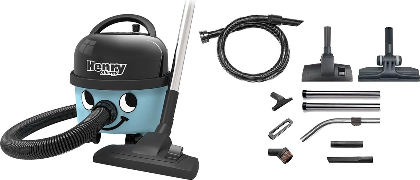 Numatic Henry Allergy, 620 W, Trommel-Vakuum, Trocken, Staubbeutel, 6 l, HEPA