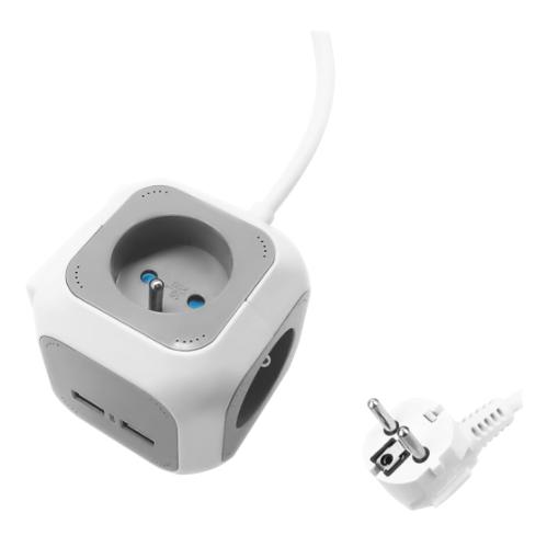 Orno Kabelverlängerung mit mehreren Steckdosen OR-AE-13144 (4 Steckdosen + 2 USB) (4x, 1.40 m) (OR-AE-13144)