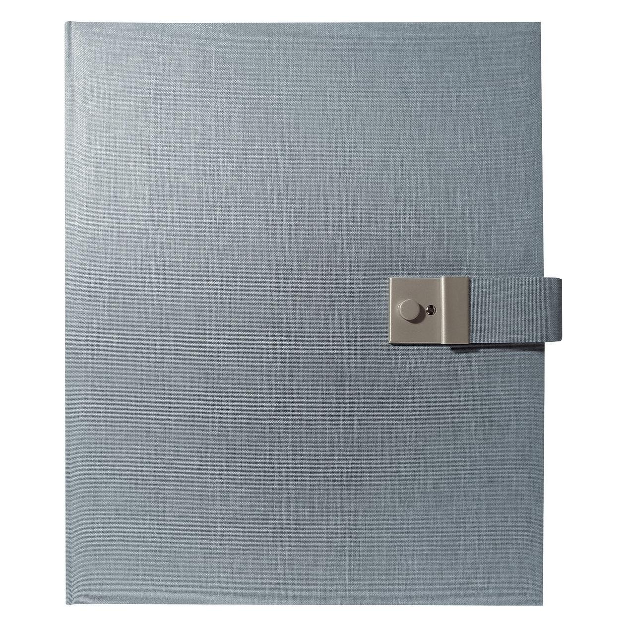 Goldbuch Dokumentenmappe Summertime blau-grau, 4-Ring-Mechanik (A4, 1x) (gb 53607)