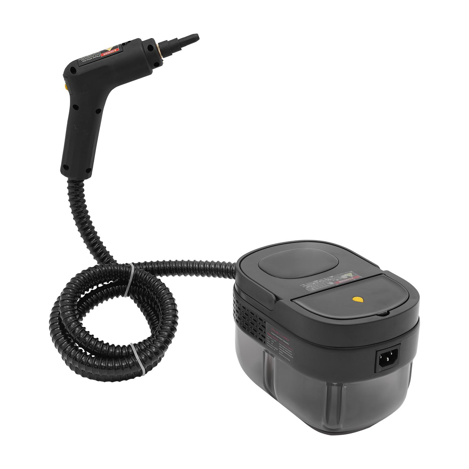 Easybuy Stoomreiniger met 3 standen en diverse opzetstukken, zwart