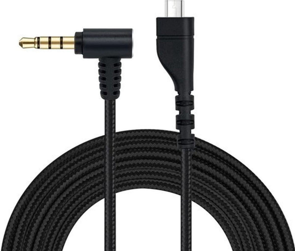 SteelSeries Arctis Audio-hoofdtelefoonkabel voor Gaming Headsets (Arctis 7/5/3/Pro), Nylon, 2 m, Zwart