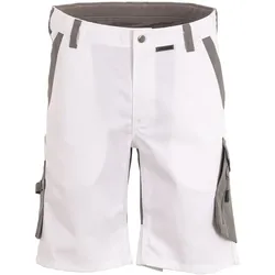 Stretch-Shorts "Norit" - M - weiß/zink