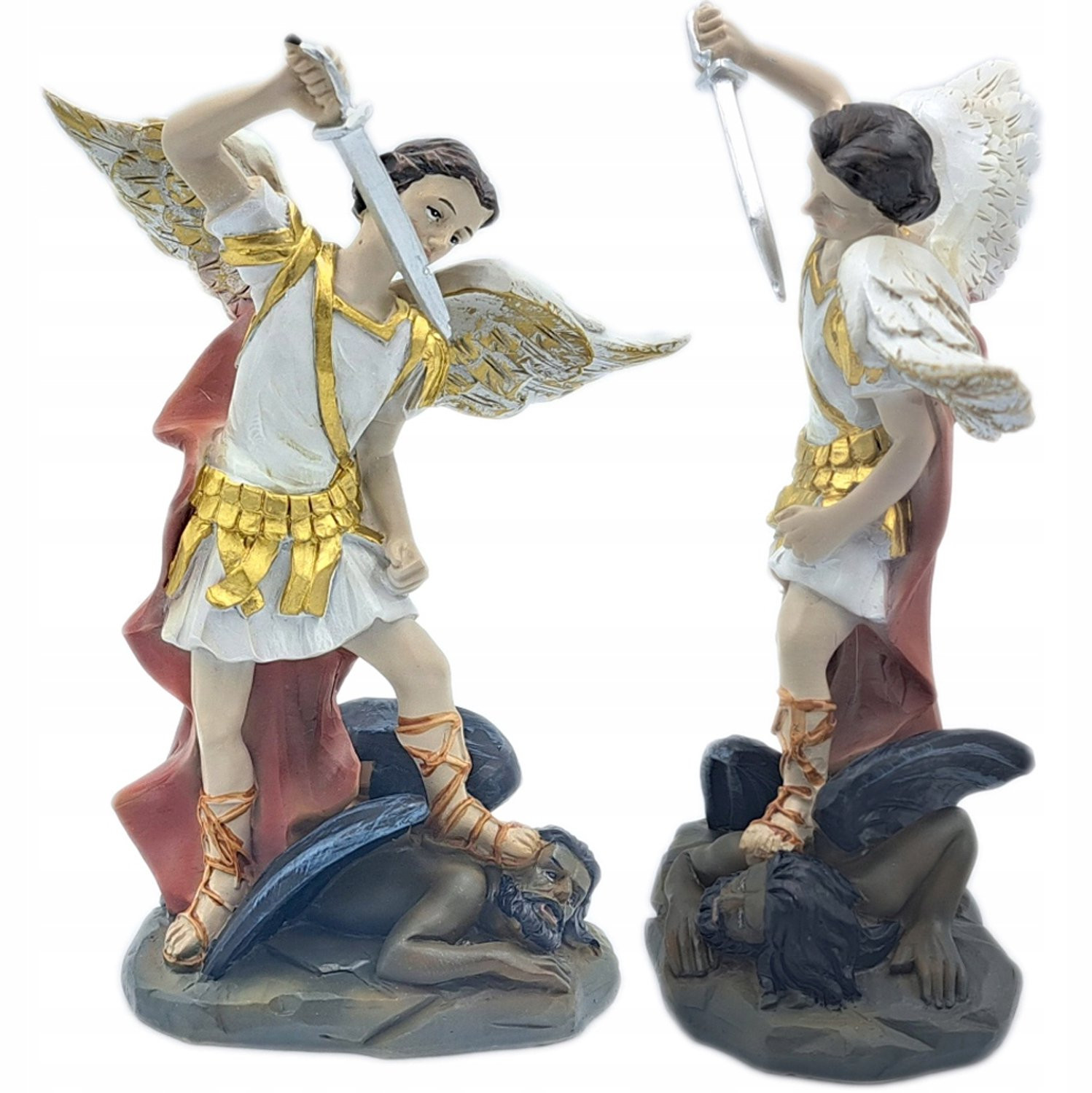 Engel Michaël Decoratief Beeldje van Hars, 14 cm