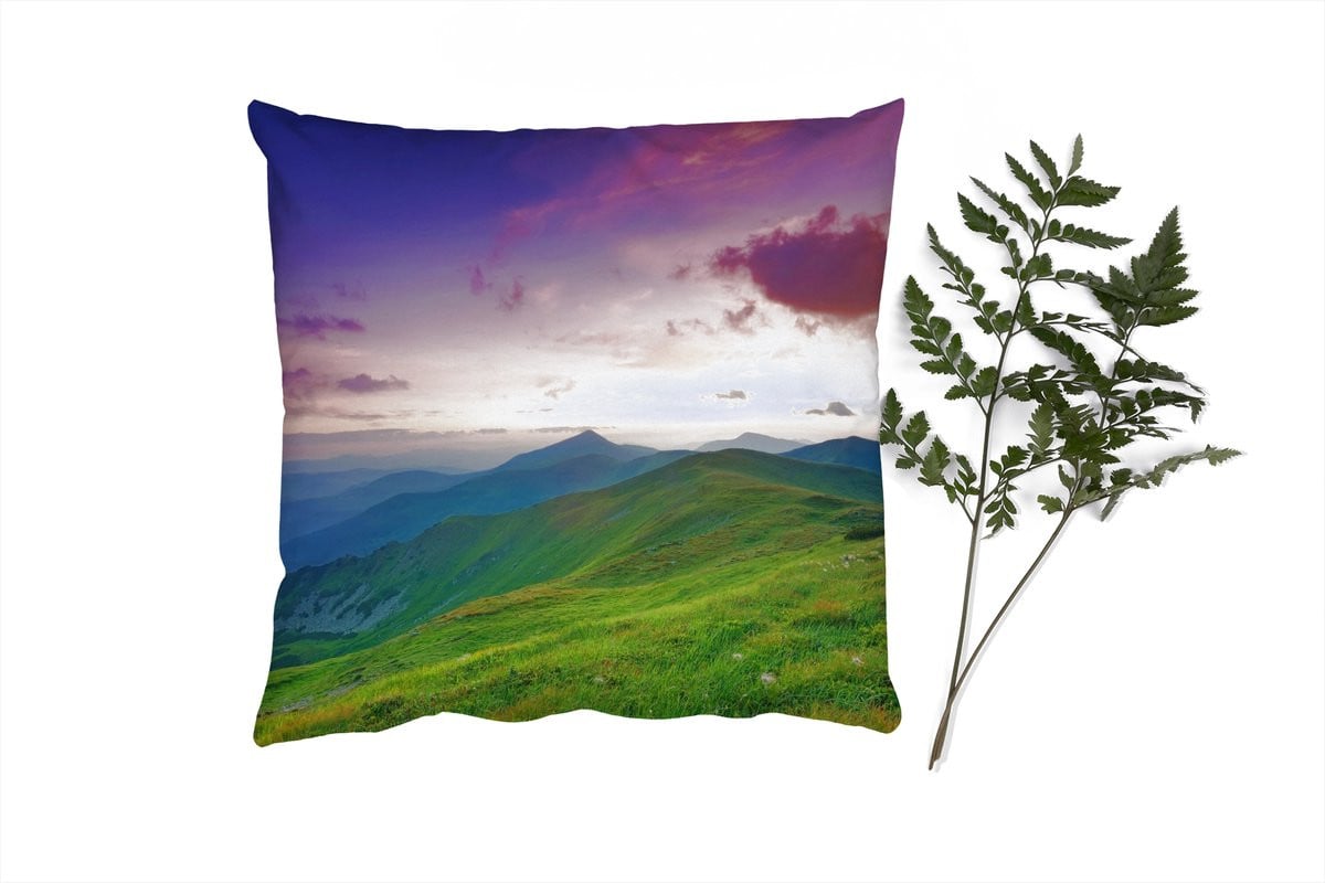 PillowMonkey Sierenkussen Landschap Avond - 50 x 50 cm
