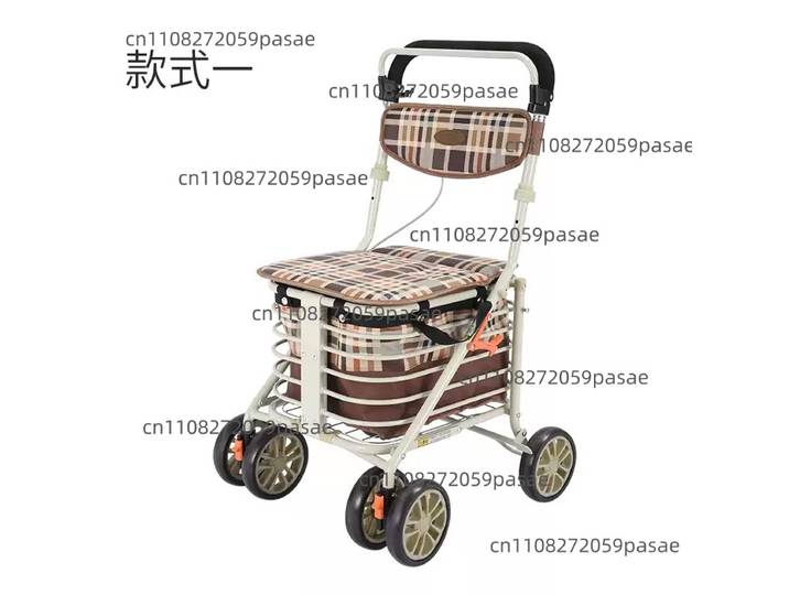 Chariot de courses : à pousser ou à s'asseoir, léger, pliable, scooter de mobilité, chariot d'épicerie