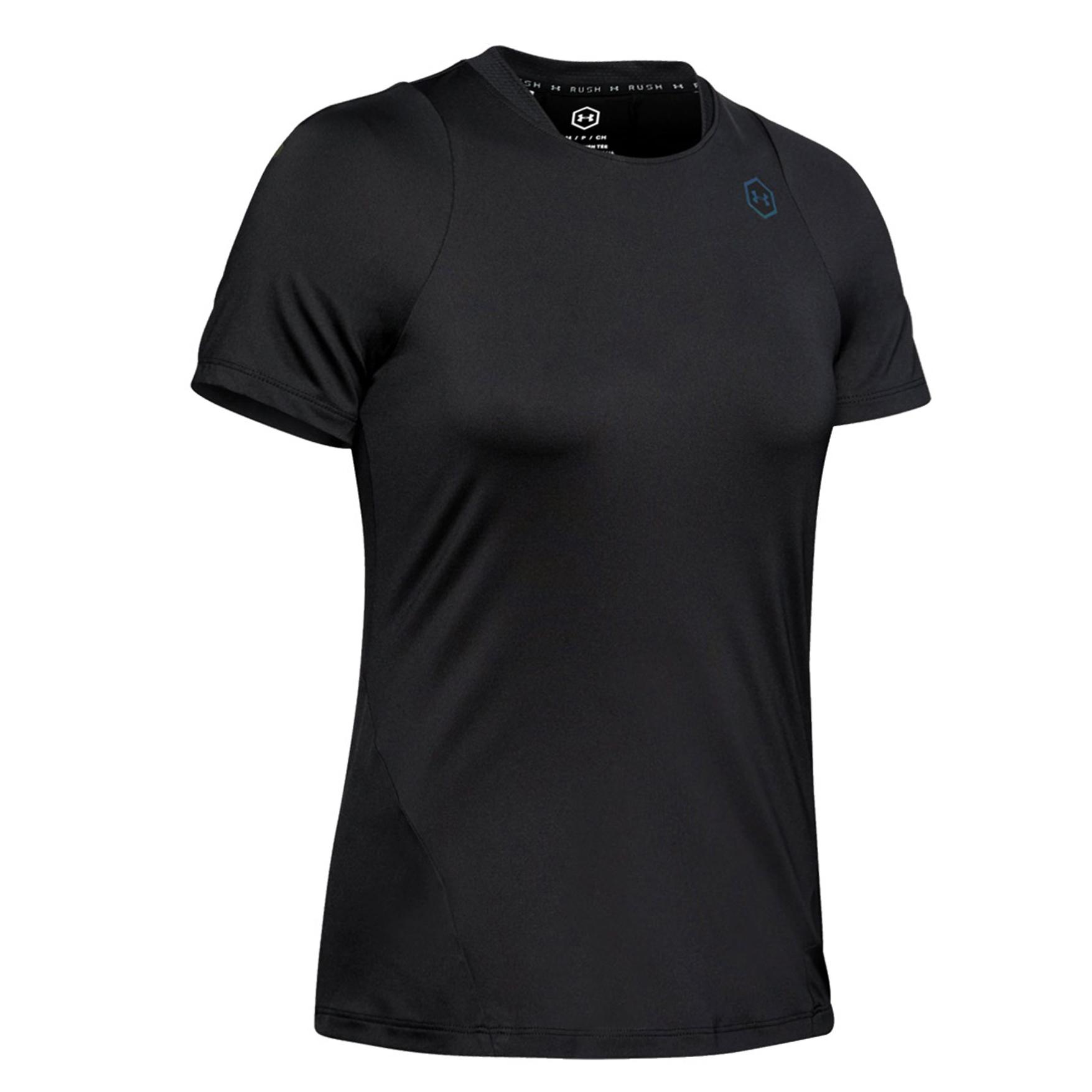 Under Armour Rush T-shirt Zwart - Dames