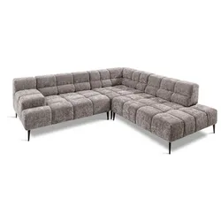 designwerk Ecksofa Liam Stoff Argento