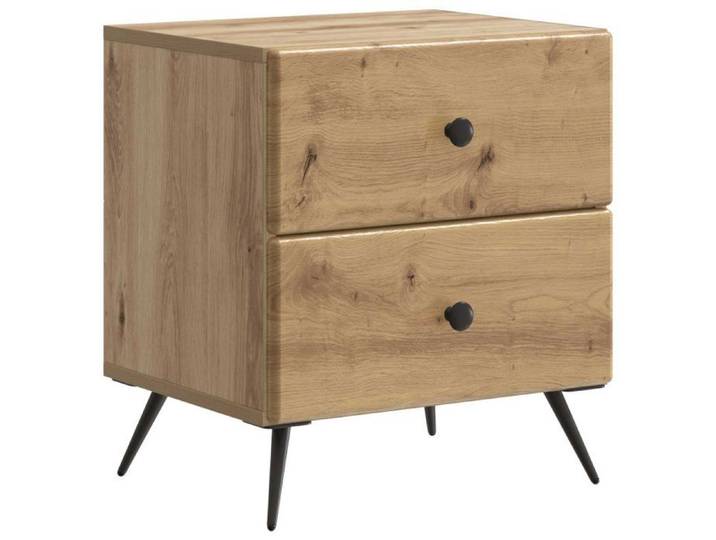 Chevet Vidaxl Cabinet de chevet Chêne artisanal 43 x 34 5 x 47 5 cm