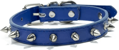 Inspire Picks Leather Spiked Pet Collar Adjustable Studded Neck Strap For Dogs & Cats 8 42x2.0cm