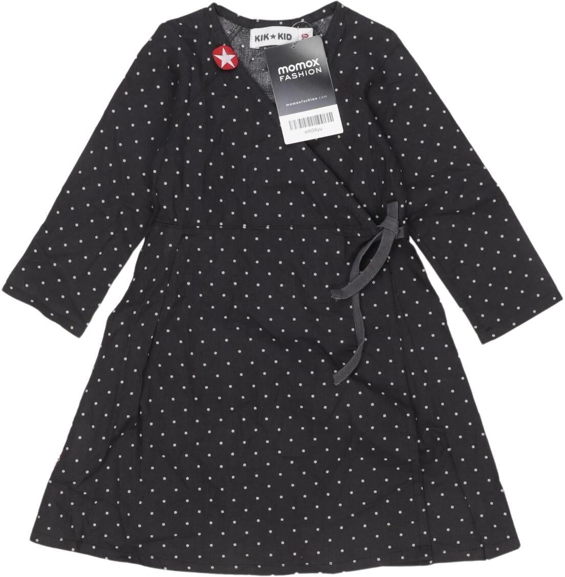 KIK KID Mädchen Kleid, Schwarz, Gr. EU 80, Baumwolle - Second Hand