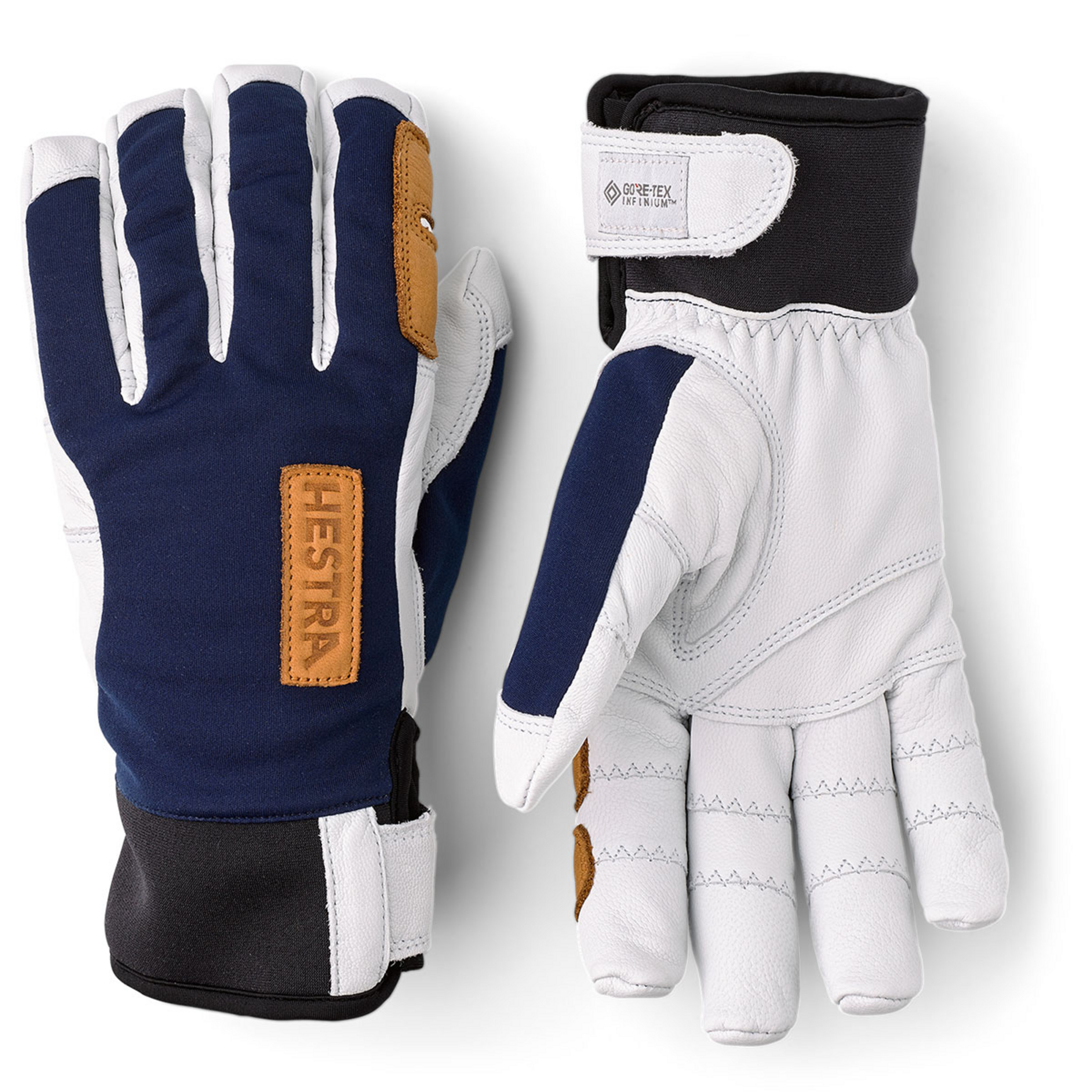 Hestra Ergo Grip Active Wool Terry Skihandschuhe blau Größe 7 Trekking Widerstandsfähig Wasserabweisend